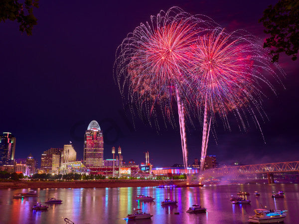 Fine art cityscape photography of cincinnati skyline by Patrick J. Quigley