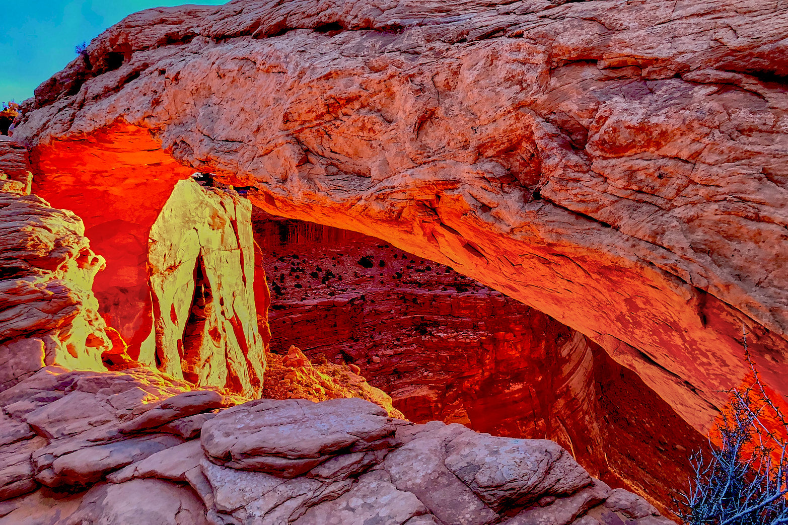 Fine art landscape photography of mesa light in the American West by Patrick J. Quigley
