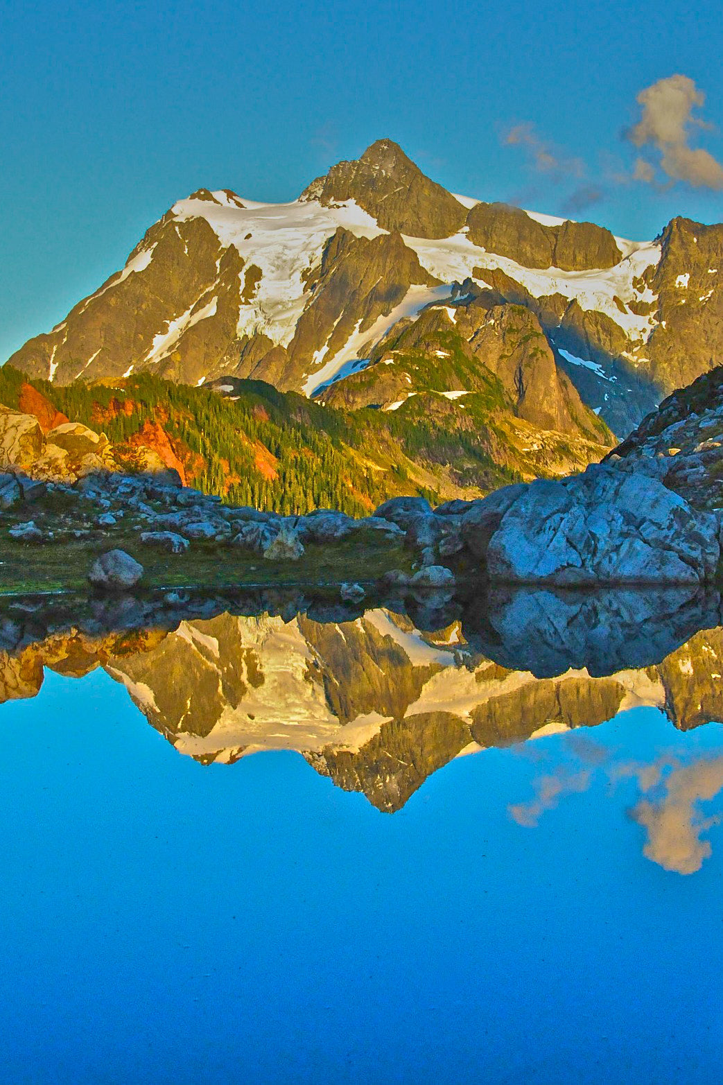 Fine art landscape photography of looking back in the high country by Patrick J. Quigley