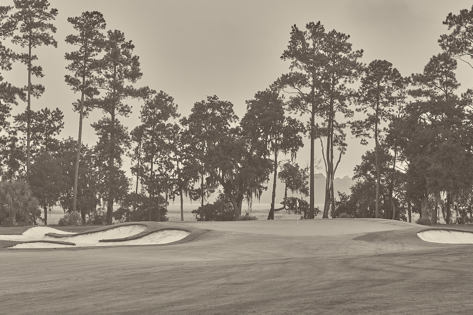 Fine art golf course photography of 17th south at berkeley hall by Patrick J. Quigley