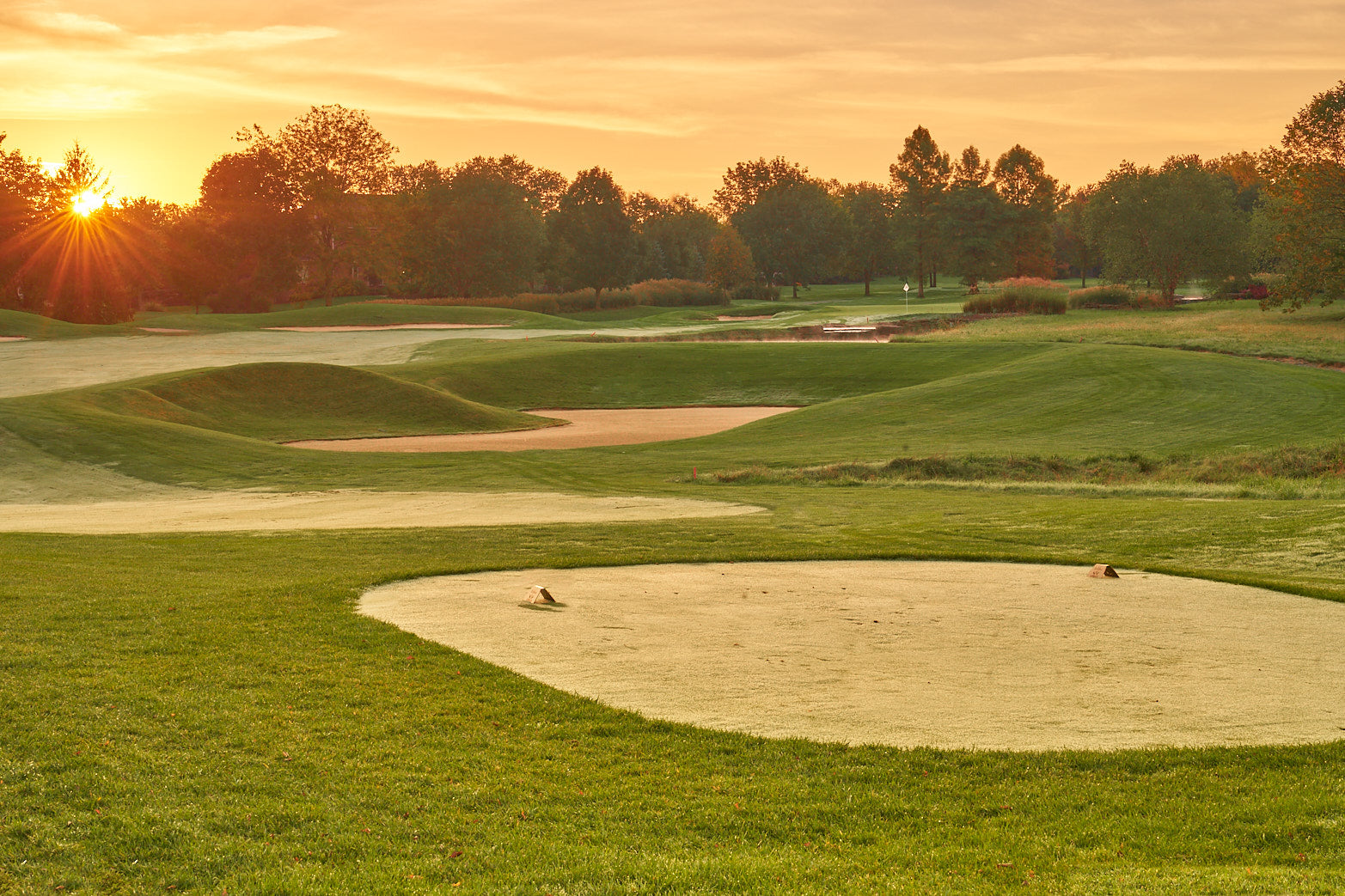 Fine art golf course photography of a scenic hole at heritage club by Patrick J. Quigley