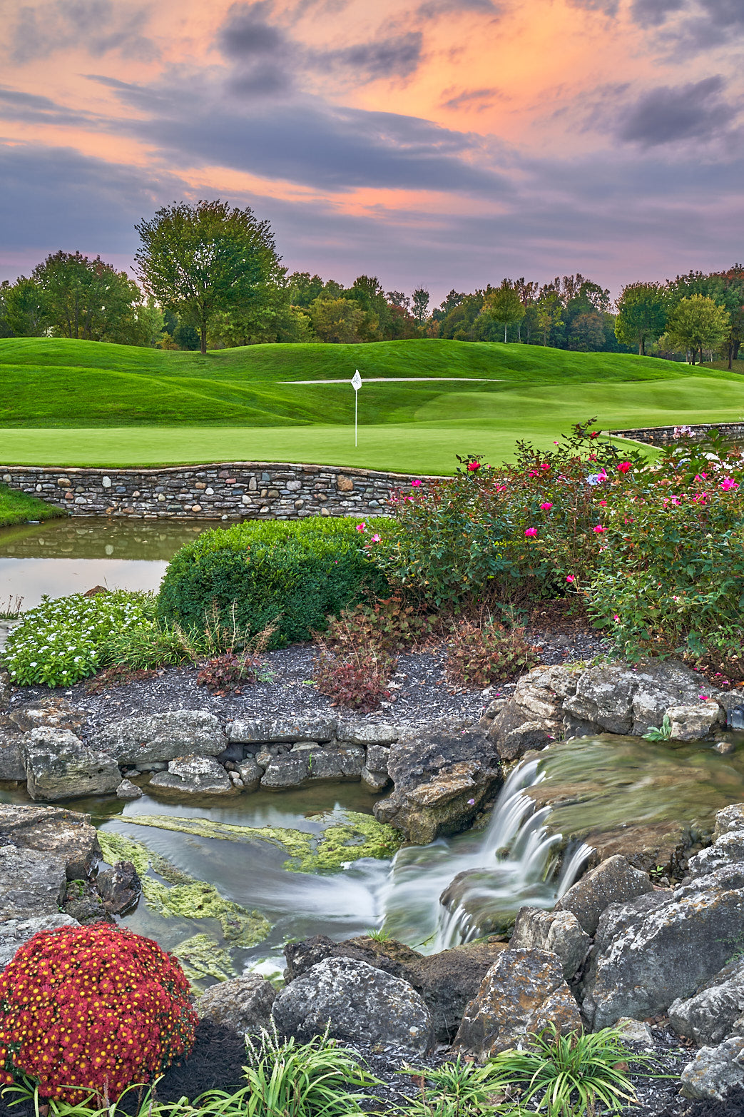Fine art golf course photography of a scenic hole at heritage club by Patrick J. Quigley
