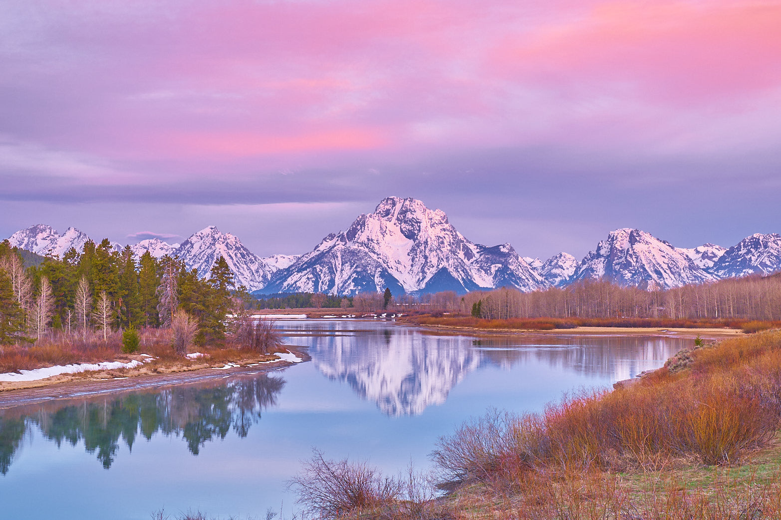 Fine art landscape photography of around the bend in Grand Teton National Park, Wyoming by Patrick J. Quigley