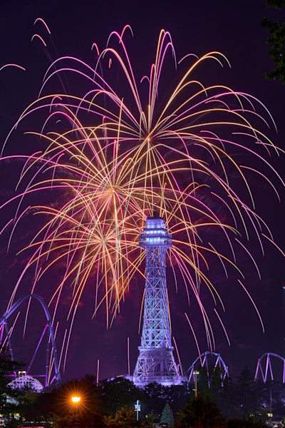 Fine art cityscape photography of kings island amusement park, ohio in Mason by Patrick J. Quigley