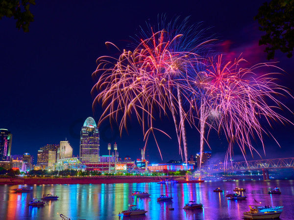 Fine art cityscape photography of cincinnati skyline by Patrick J. Quigley