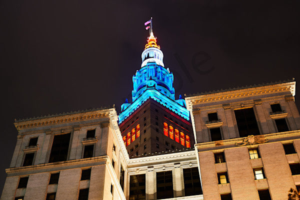 Fine art cityscape photography of cleveland skyline by Patrick J. Quigley