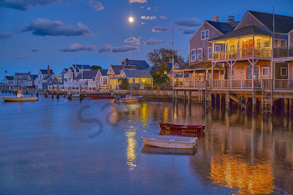 Fine art night sky photography of nantucket habor in Nantucket Island, Massachusetts by Patrick J. Quigley