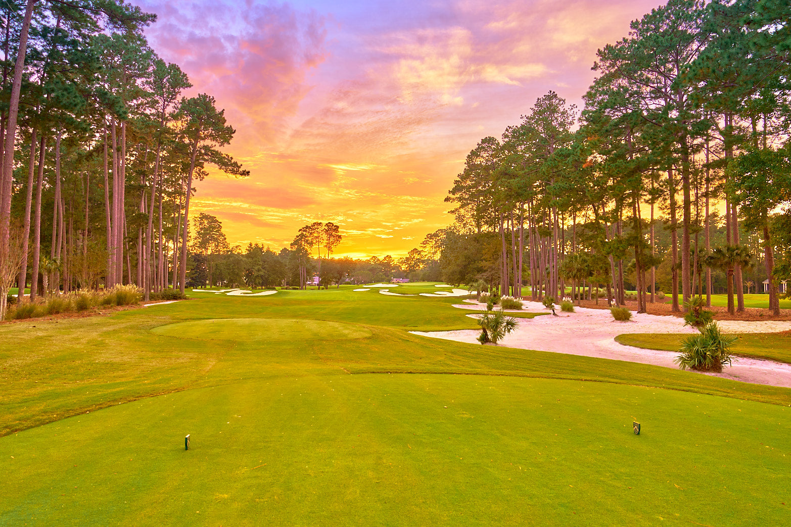 Fine art golf course photography of 13th south at berkeley hall by Patrick J. Quigley