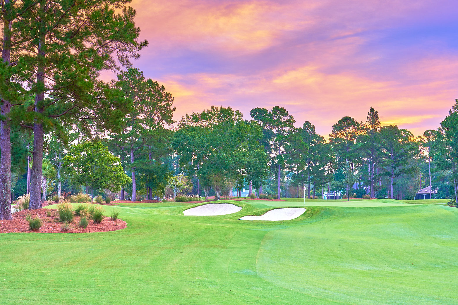 Fine art golf course photography of 10th south at berkeley hall by Patrick J. Quigley