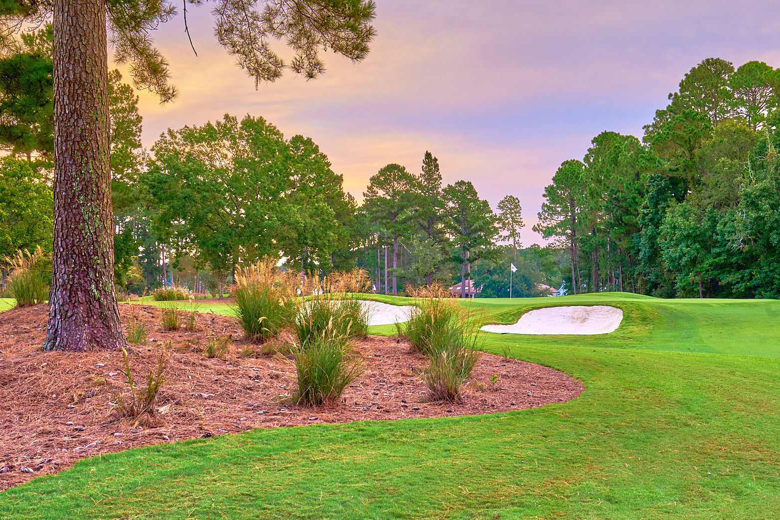 Fine art golf course photography of 10th south at berkeley hall by Patrick J. Quigley