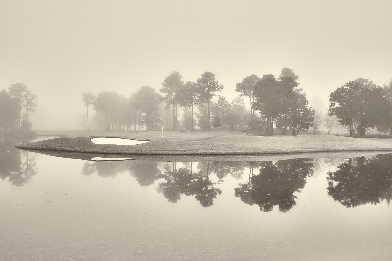 Fine art golf course photography of 18th north at berkeley hall by Patrick J. Quigley
