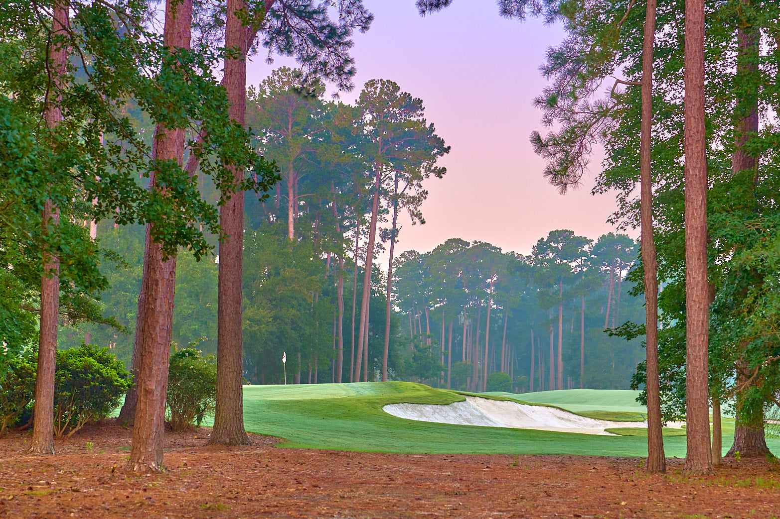 Fine art golf course photography of 15th south at berkeley hall by Patrick J. Quigley