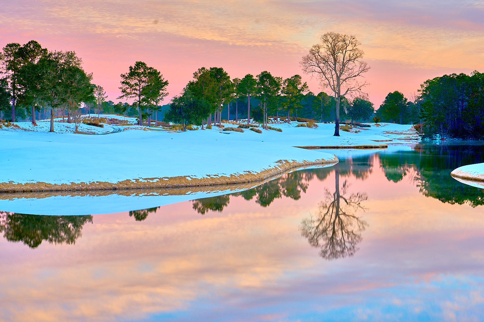 Fine art golf course photography of 9th north at berkeley hall by Patrick J. Quigley