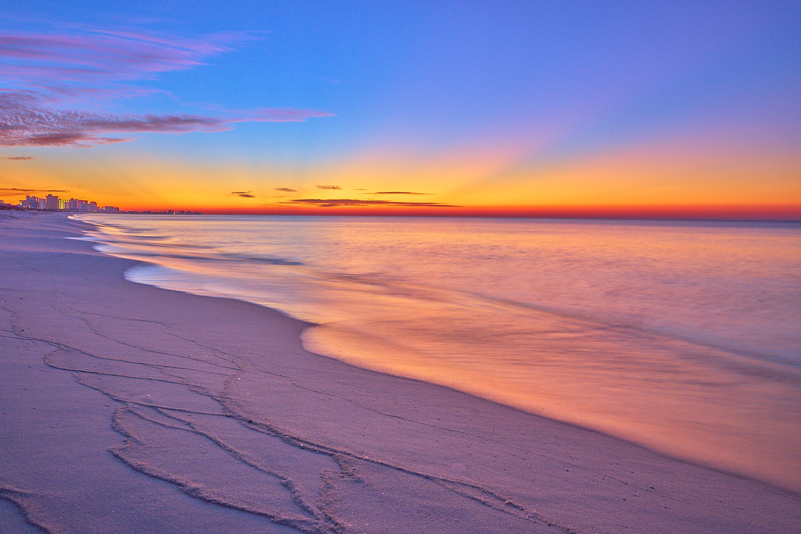 Fine art seascape photography of waveprints by Patrick J. Quigley