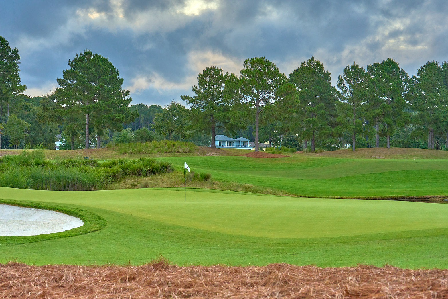 Fine art golf course photography of 12th north at berkeley hall by Patrick J. Quigley