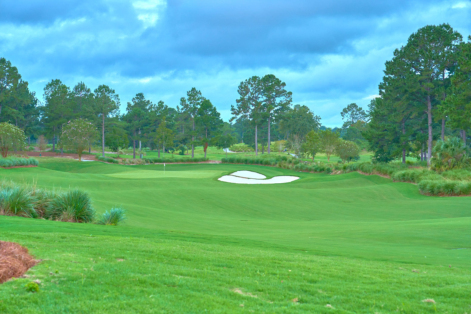 Fine art golf course photography of 13th north at berkeley hall in the South Carolina Lowcountry by Patrick J. Quigley