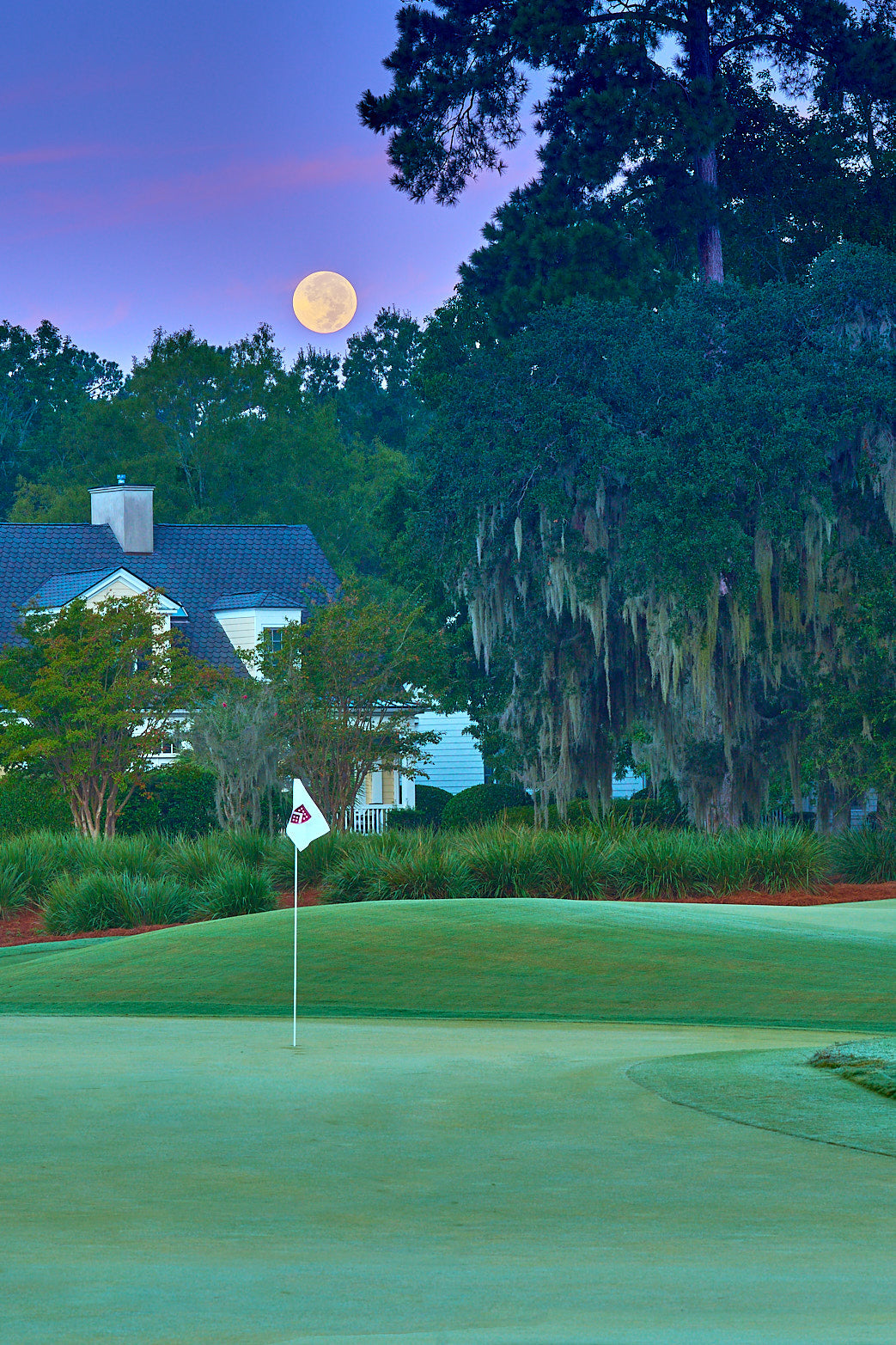 Fine art golf course photography of 9th north at berkeley hall by Patrick J. Quigley