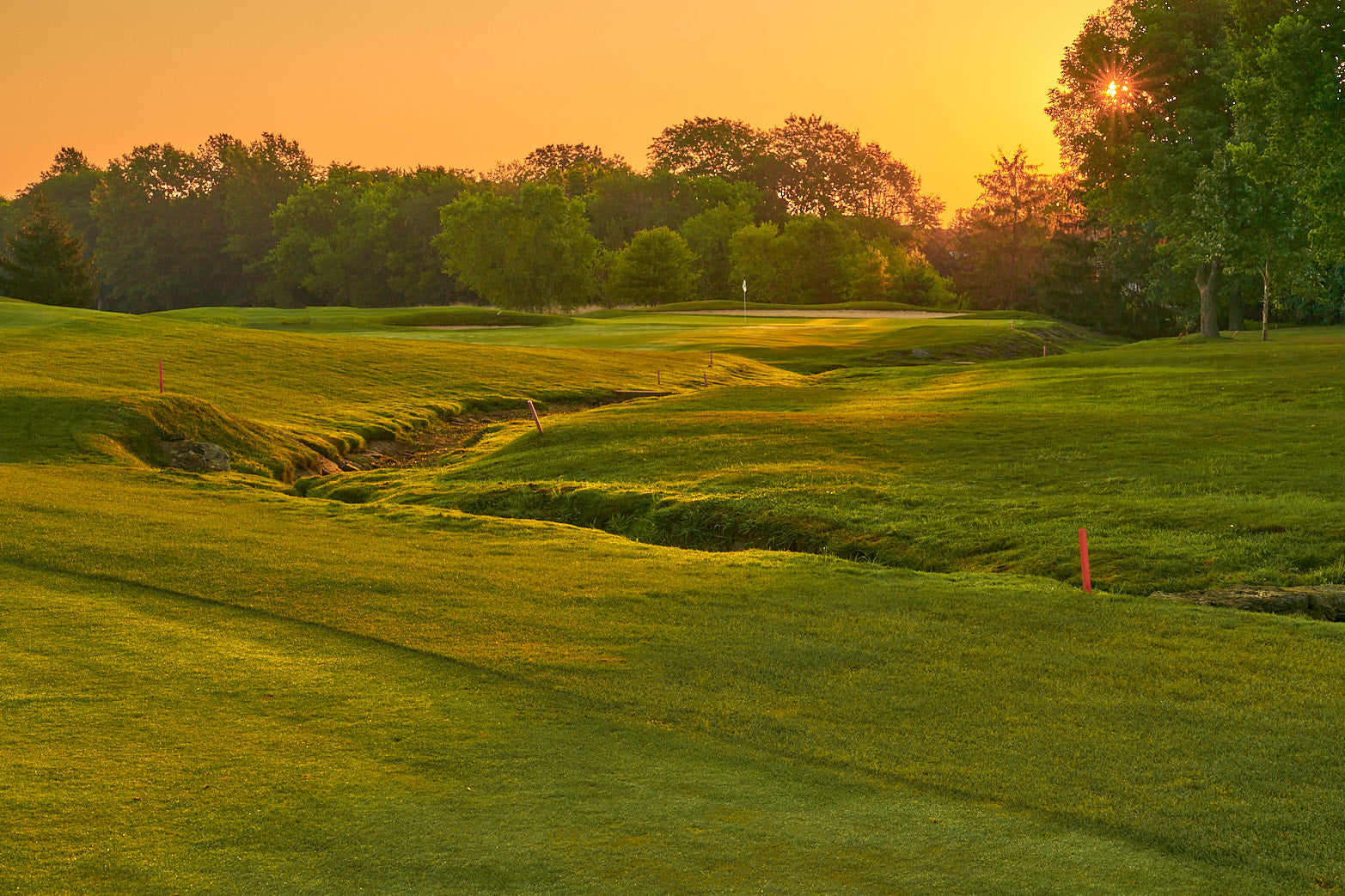 Fine art golf course photography of a scenic hole at heritage club by Patrick J. Quigley