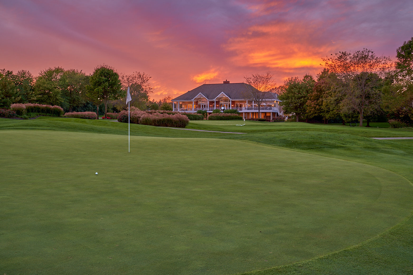 Fine art golf course photography of a scenic hole at heritage club by Patrick J. Quigley