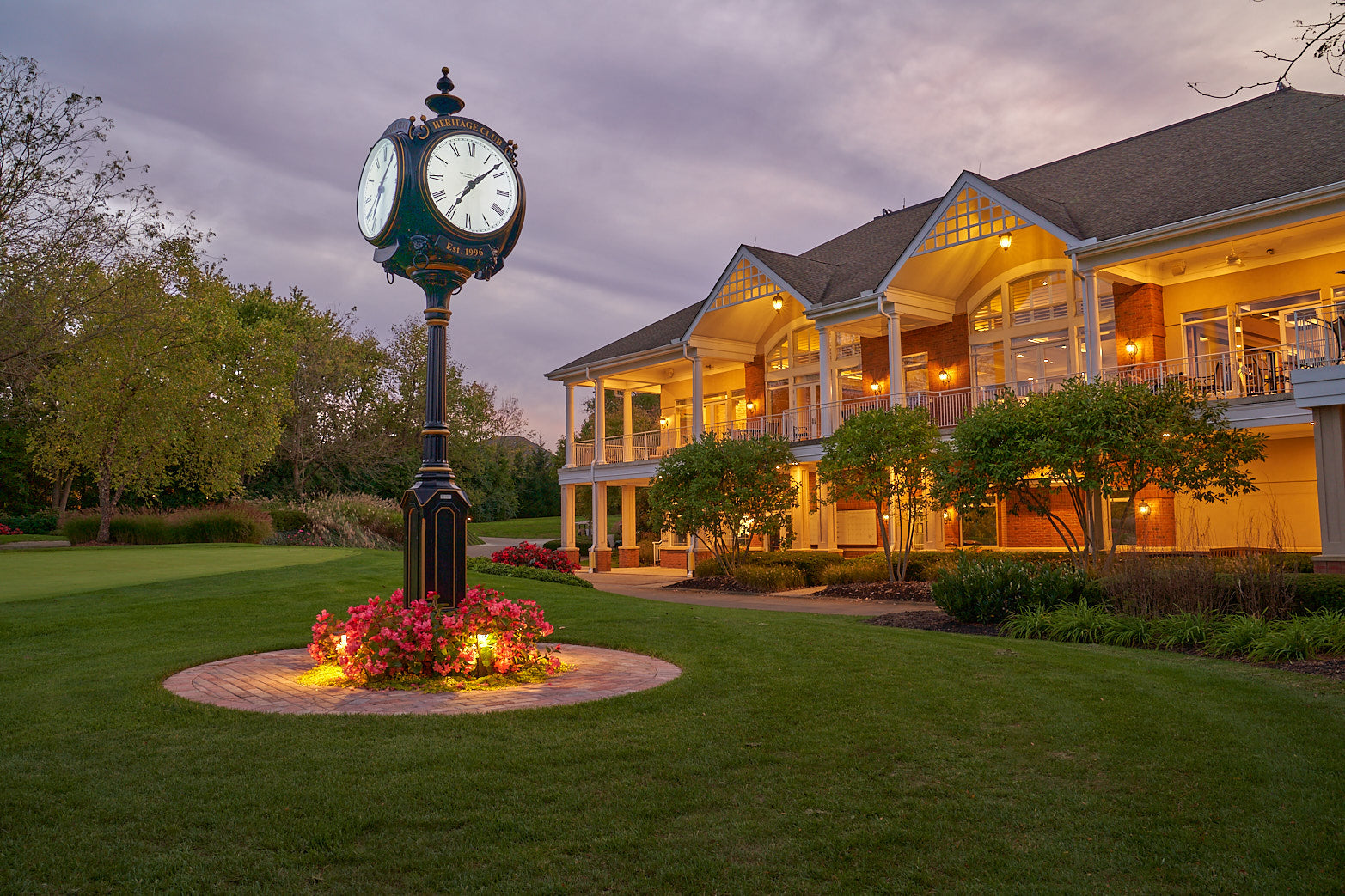Fine art golf course photography of a scenic hole at heritage club by Patrick J. Quigley