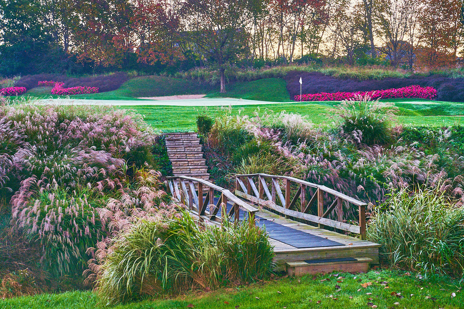 Fine art golf course photography of a scenic hole at heritage club by Patrick J. Quigley