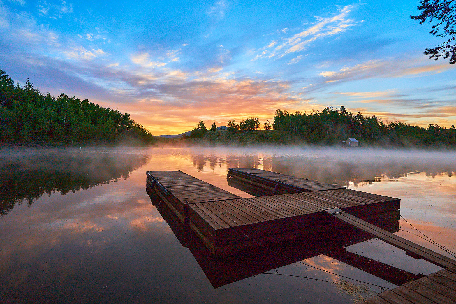 Fine art landscape photography of mystic morning in the American West by Patrick J. Quigley