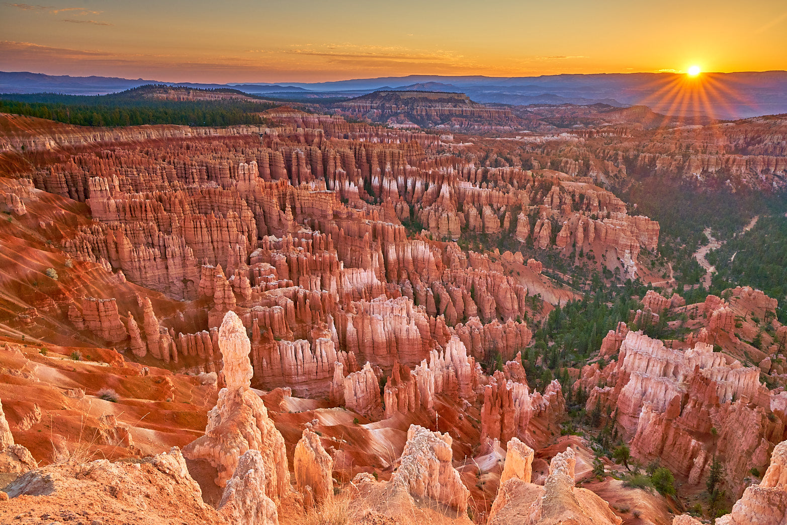 Fine art landscape photography of inspiration point in the American West by Patrick J. Quigley